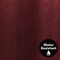 Americanflat 71x74 Solid Burgundy Shower Curtain - Water Resistant - Polyester Fabric